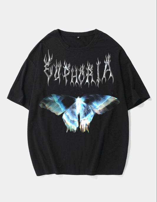 Midnight Euphoria BLACK Oversized T-Shirt